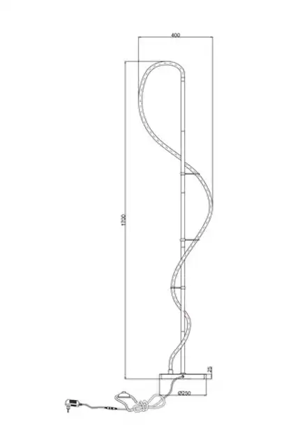 Торшер Arte Lamp KLIMT A2850PN-35PB, 1хLED