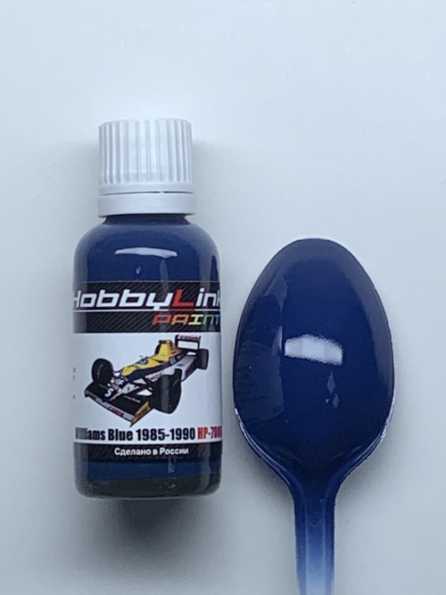 Краска лаковая HobbyLink Williams-F1 Blue 1985-1990 HP-7006