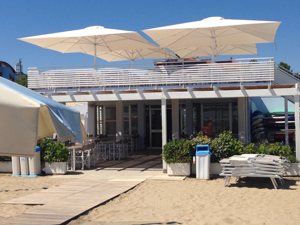 Зонт профессиональный телескопический 5х5 м Scolaro Capri Starwhite, белый, белый