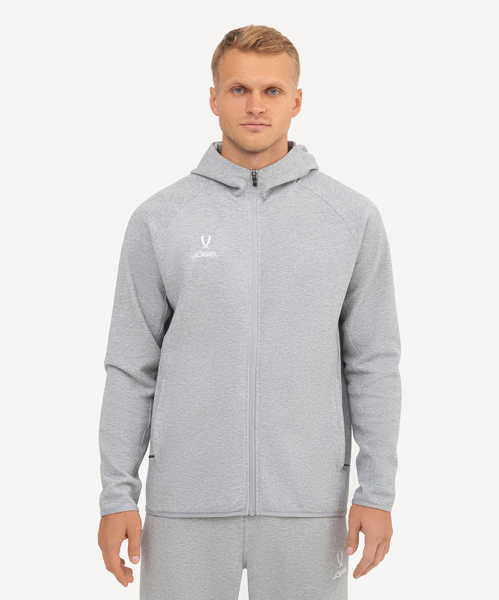 Худи на молнии ESSENTIAL Athlete Hooded FZ Jacket, серый