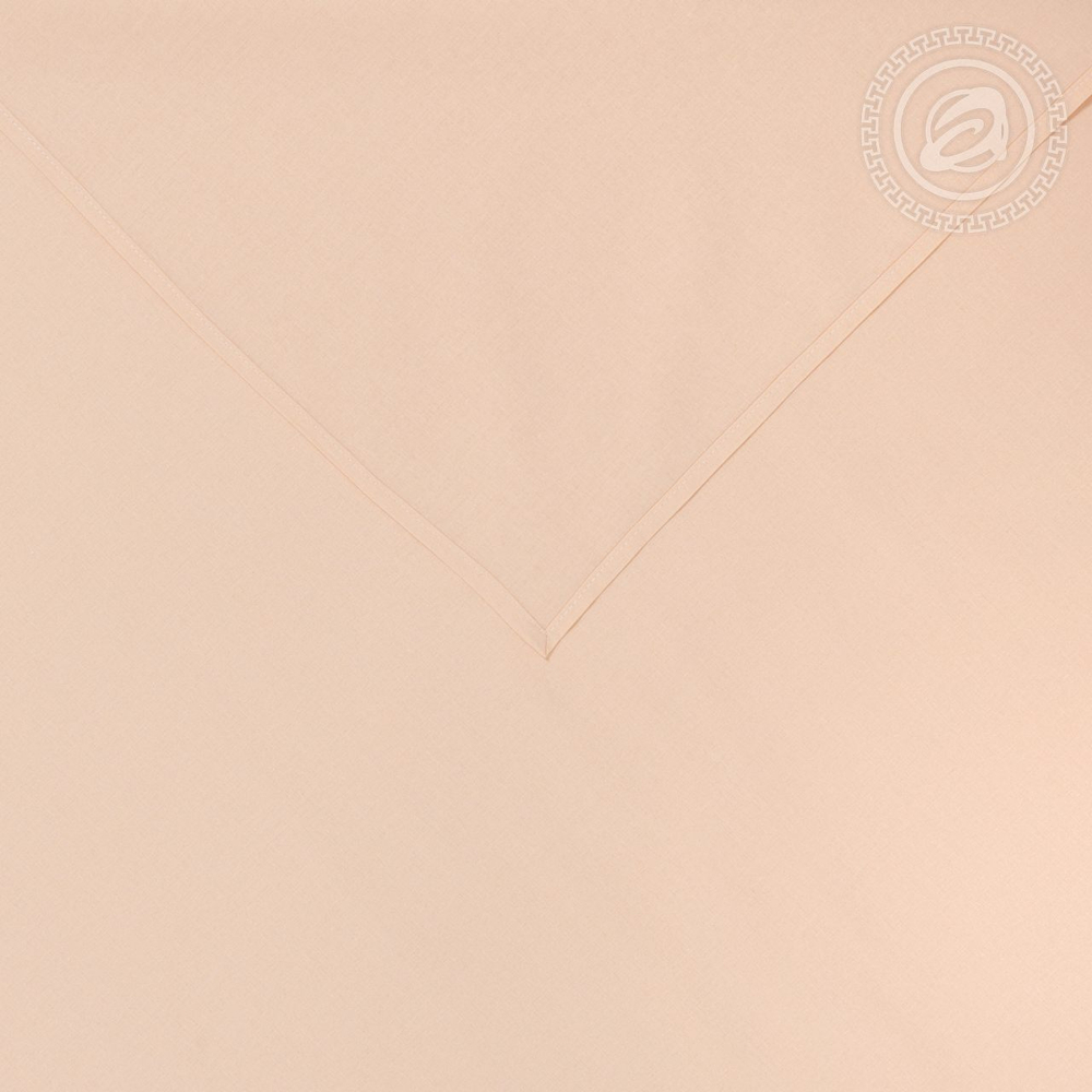 Простыня 1,5-спальная 150*215 Персик 972 АРТПОСТЕЛЬ