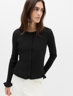 Кардиган в рубчик, приталенный крой - Marks & Spencer