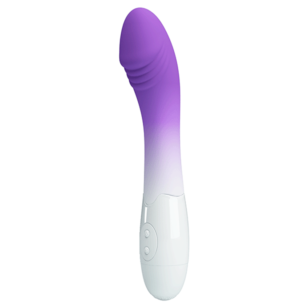 Лавандовый вибратор 19см для G-точки Pretty Love Elemental BI-014812-A6