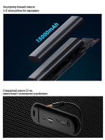 Портативная Беспроводная Bluetooth Колонка Hopestar A60, 100W / Караоке Система / Беспроводной Микрофон / Черная