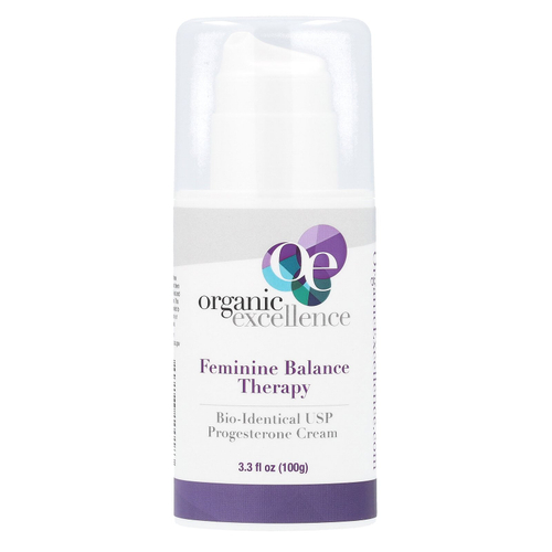 Organic Excellence, Feminine Balance Therapy, крем с прогестероном 100 гр.