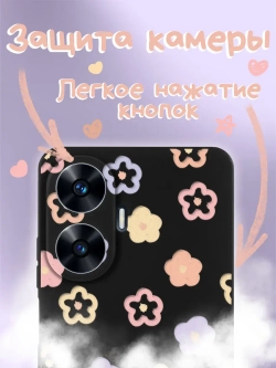 Чехол на Realme C55 с принтом
