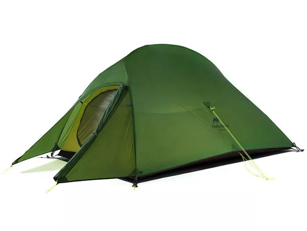 Палатка Naturehike Cloud Up Si 2-местная, алюминиевый каркас, зеленый, артикул NH17T001-T-DFGR