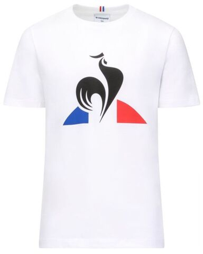 Футболка для мальчика теннисная Le Coq Sportif ESS Tee SS No.2 B - new optical white