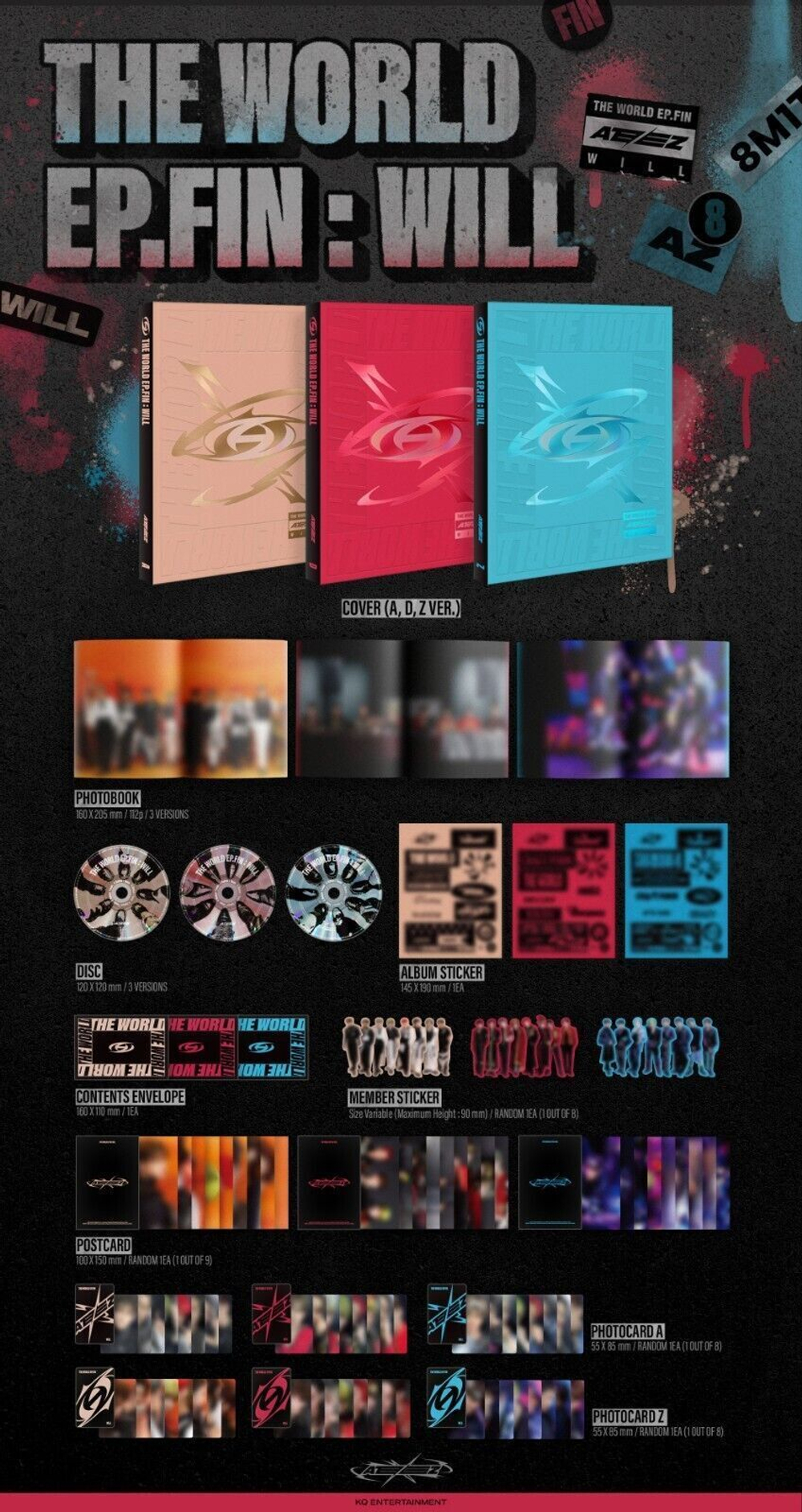 Альбом ATEEZ - THE WORLD EP.FIN : WILL (A ver.)