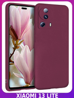 Мягкий Soft Touch чехол из силикона для XIAOMI 13 LITE с бархатной подкладкой