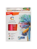 Карандаши акварельные художественные 36цв. Deli Color Emotion, липа EC00730