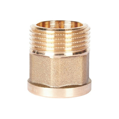 Переход с внутренней резьбы на наружную под ключ STOUT SFT 0072 - 1/2" x 3/4" (латунь без покрытия)