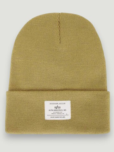 Шапка - Alpha Essential Beanie (bronzed brown - с.коричневый)