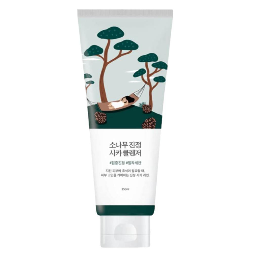 Пенка с экстрактом сосны и центеллы для проблемной кожи Round Lab Pine Calming Cica Cleanser