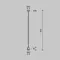Крепление потолочное Accessories for tracks Flarity TRA159C-IPCL1-B Maytoni