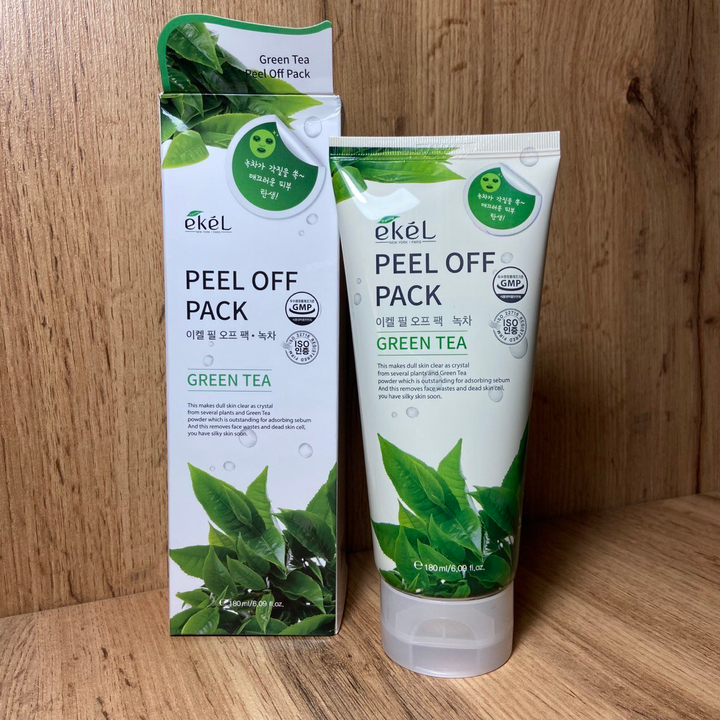 Маска-пленка для лица Ekel Peel Off Pack Green Tea Зеленый чай 180 мл