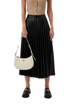 LOVE BAG HALF MOON SIMPLY - white