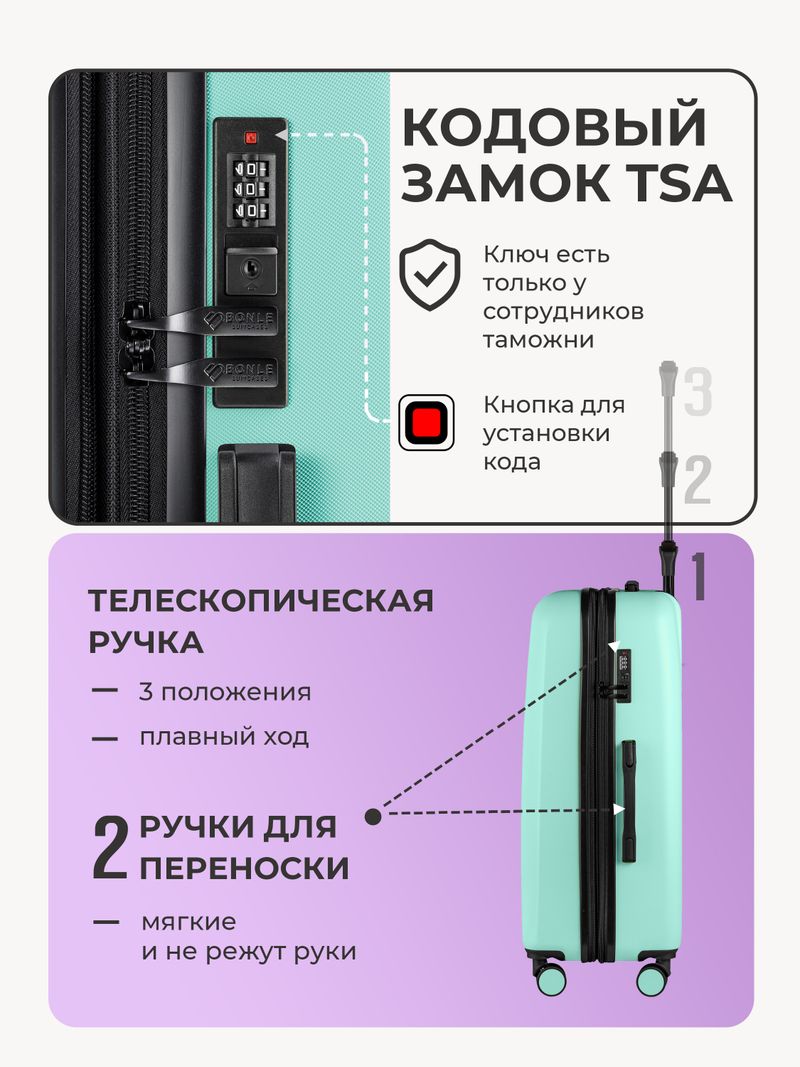 Набор M/L средний и большой Мятный