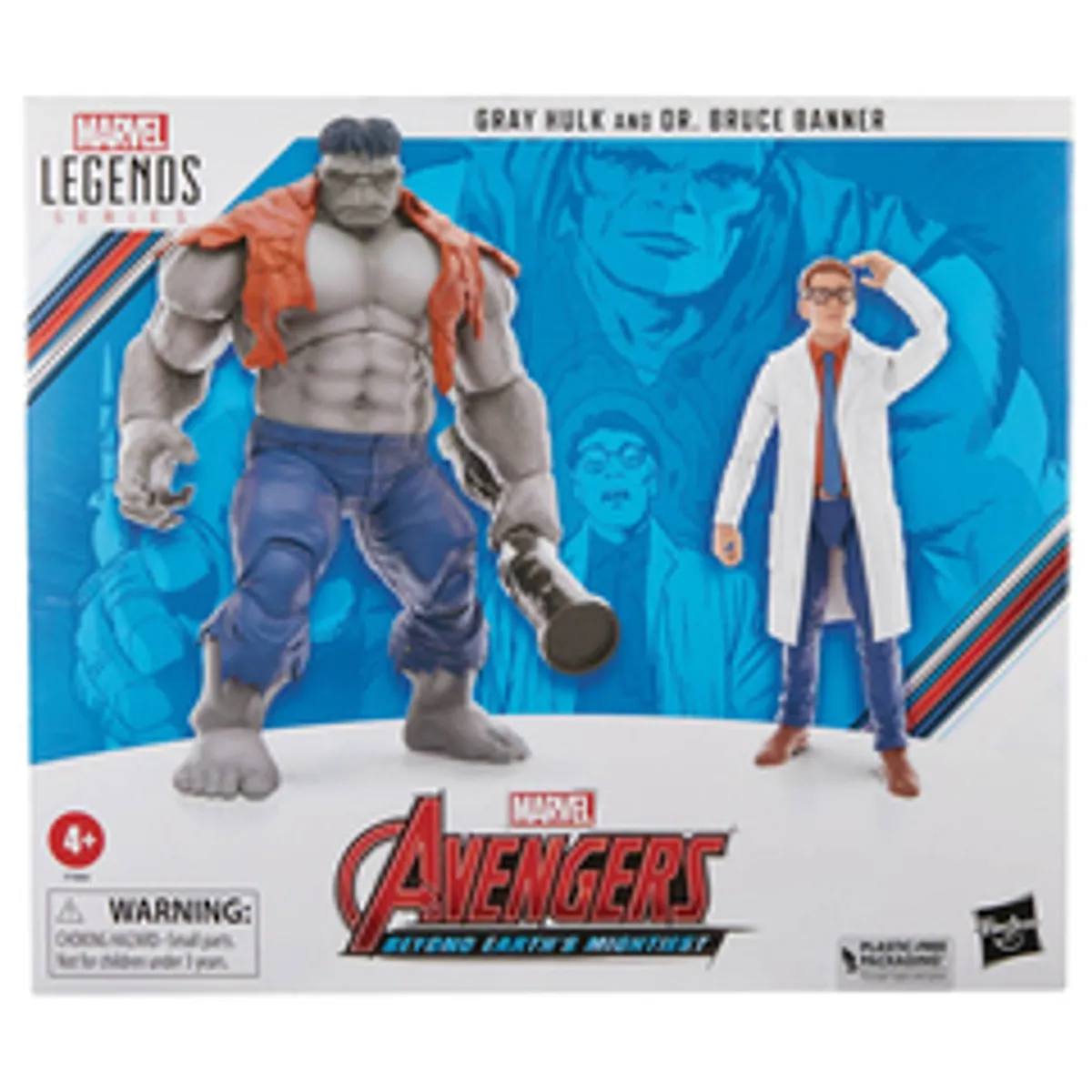 Фигурка Marvel Legends Series: Gray Hulk & DR. Bruce Banner