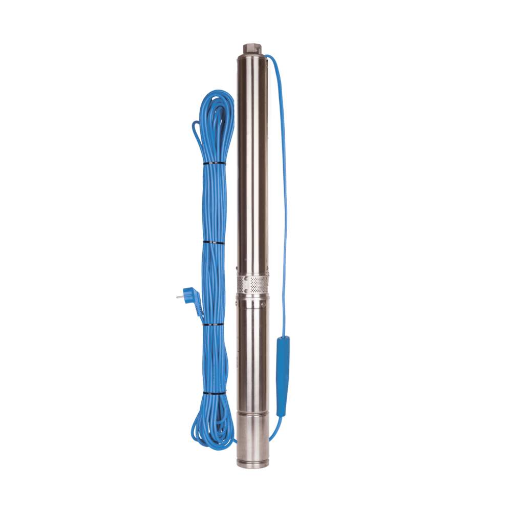 Скважинный насос AQUARIO ASP1E-100-75 с кабелем 60 метров