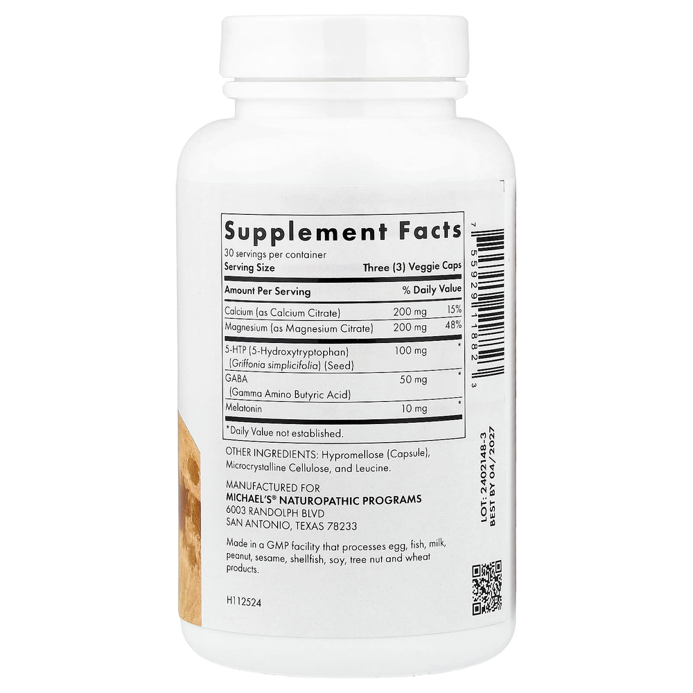 Michael's Health, Sleep Factors, 90 веганских капсул
