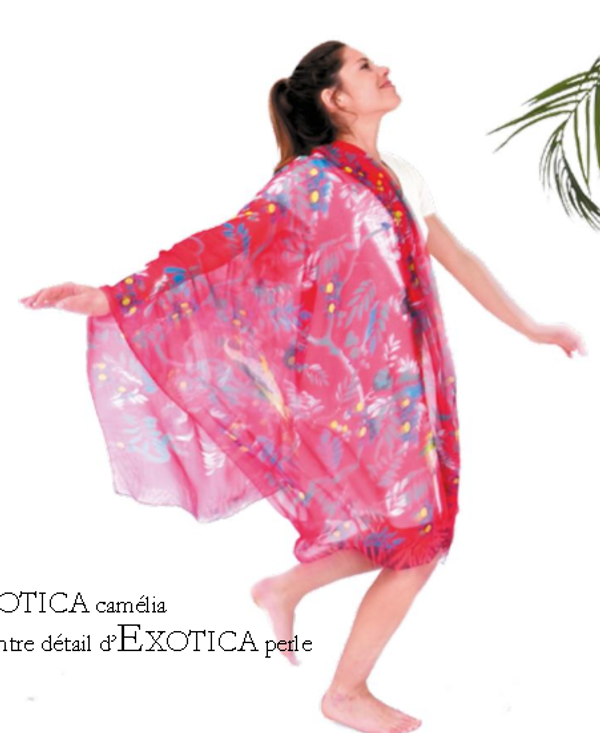 Шаль-парео EXOTICA CAMELIA Шаль-парео EXOTICA CAMELIA Petrusse 110x180 Розовый