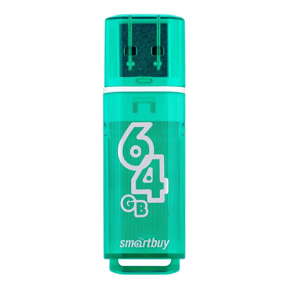 USB флеш накопитель Smartbuy 64GB Glossy series Green (SB64GBGS-G)