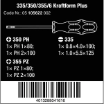 Набор отвёрток с подставкой Kraftform Plus Lasertip WERA 05105622001