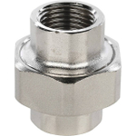 Соединение быстроразъемое (американка) STOUT SFT 0034 - 1/2" (ВР/ВР, латунь никелированная, металл по металлу)