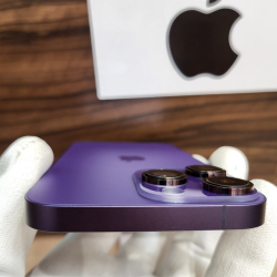 Корпус для iPhone XR в стиле iPhone 14Pro (цвет: Purple Matte)