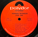 Ashman Reynolds - Stop Off (США 1972г.)