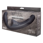Черный безремневой страпон 20,5см Lola Games Temptation Natural Black 5011-02lola