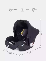Автокресло LB-327 "Walker" RANT basic (Black) группа 0+ (0-13 кг)