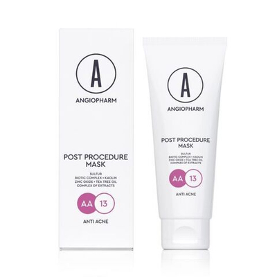 ANGIOPHARM МАСКА ПОСЛЕ ЧИСТКИ, 75 МЛ | POST PROCEDURE MASK