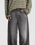 Мужские джинсы neobarrel fit с пряжкой сзади - BERSHKA