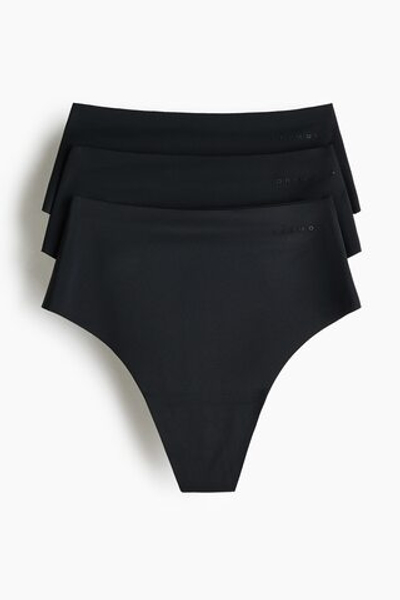 Трусы-стринги с высокой посадкой DryMove™, 3 шт. - H&M