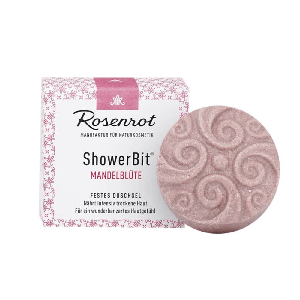 Твердый гель для душа ShowerBit® «Цветущий миндаль» Rosenrot, 55 гр