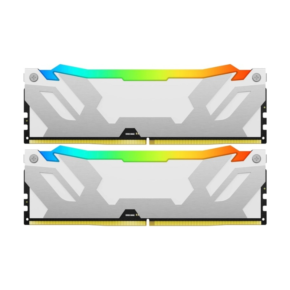 Оперативная память Kingston 32GB 8000MT/s DDR5 CL38 DIMM (Kit of 2) FURY Renegade RGB White XMP