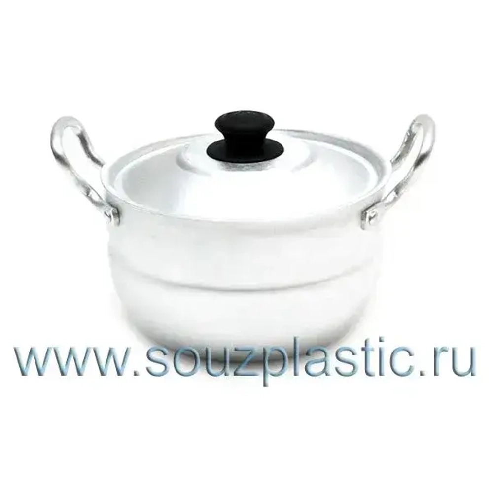 Кастрюля 1,7л 2 руч., мет./кр. КАЛИТВА (алюминий)