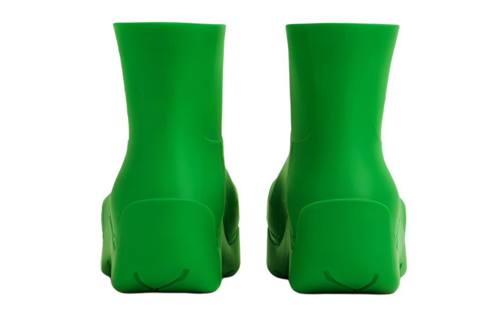 Bottega Veneta Puddle Rain Boots Ankle Boots Men"s Green