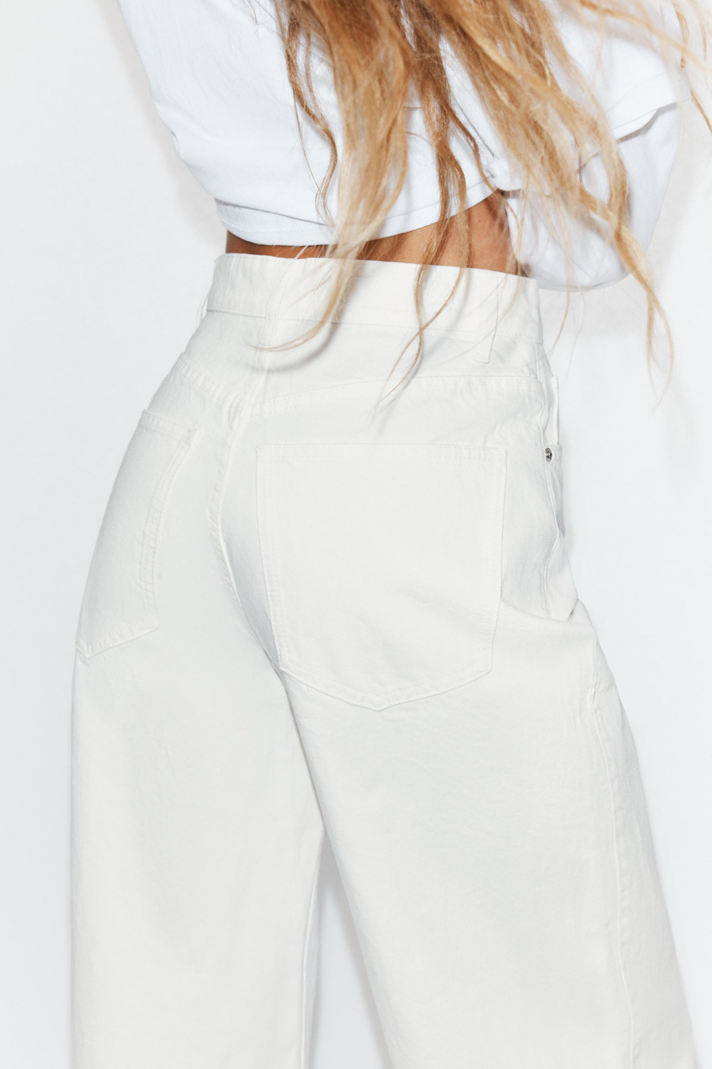 ДЖИНСЫ TRF EXTRA WIDE LEG С ВЫСОКОЙ ПОСАДКОЙ — ZARA