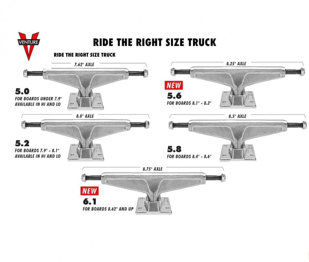 Подвески Venture VE TRK VHW ALL POLISHED (5.8)