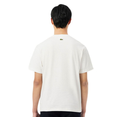Мужская футболка Lacoste Printed Cotton - flour