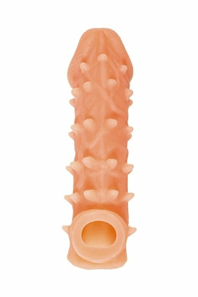Насадка на пенис Cock Sleeve телесная с шипами KOKOS CS-005-S