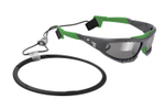 Спортивные очки LiP Surge / Matt Graphite - Green / PCPL Levanté Series Silver Smoke Lens