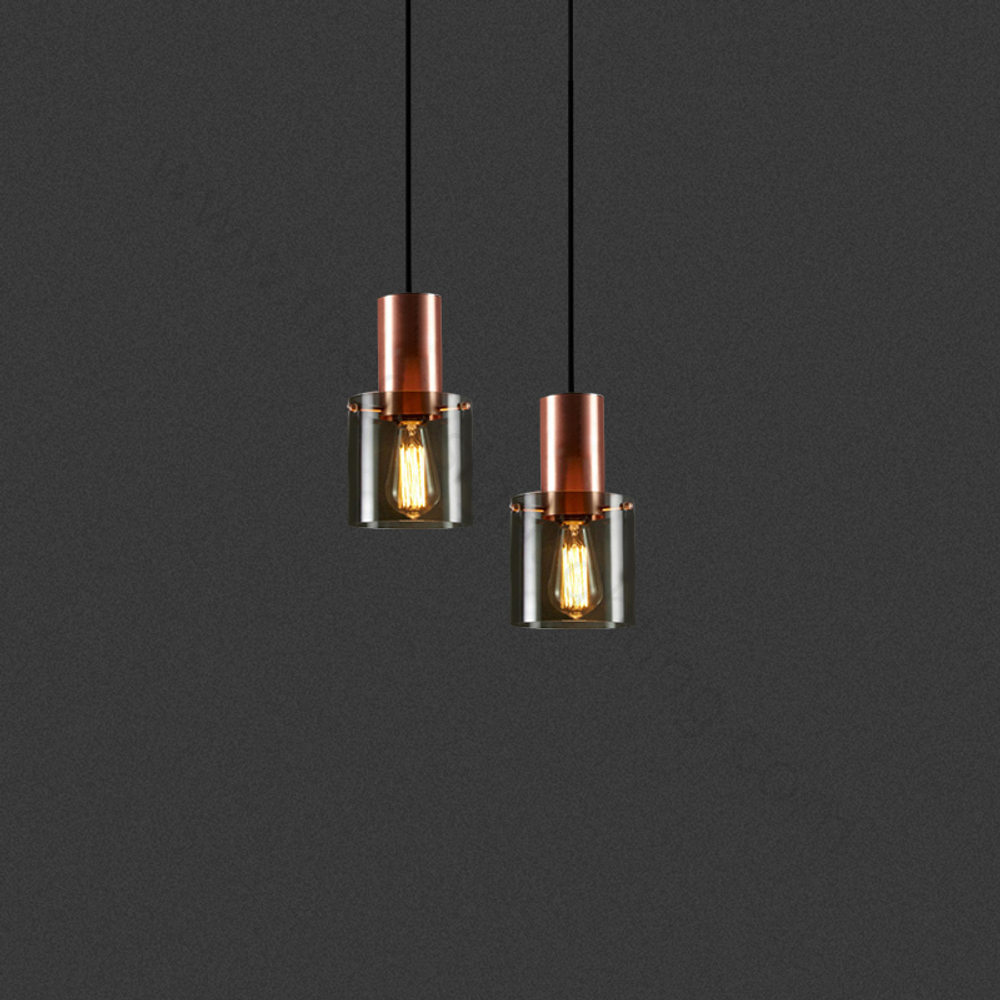 Pendant design lamp Bullet  (Smoky)