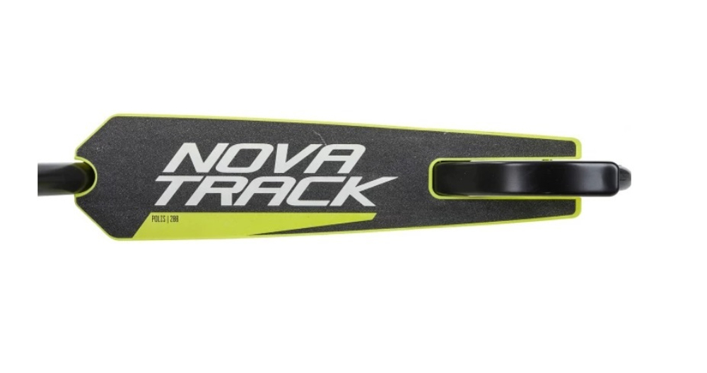 Самокат для детей NOVATRACK POLIS, 200/180 мм, нескладной,  зеленый