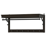 Вешалка настенная IKEA HEMNES (ХЕМНЭС), Черный, 85 см