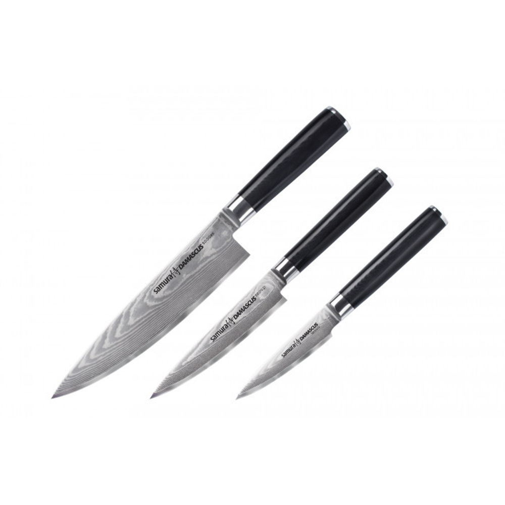 Набор из 3-х ножей в подарочной коробке Samura DAMASCUS SD-0220/Y