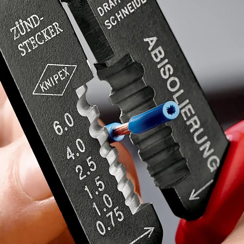 Клещи зажимные для опрессовки чёрное лакирование 240 мм Knipex 97 22 240